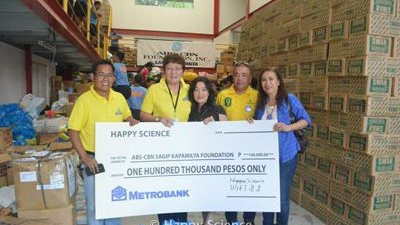 【フィリピン台風被害支援】現地に支援金と衛生用品セットの寄贈を実施