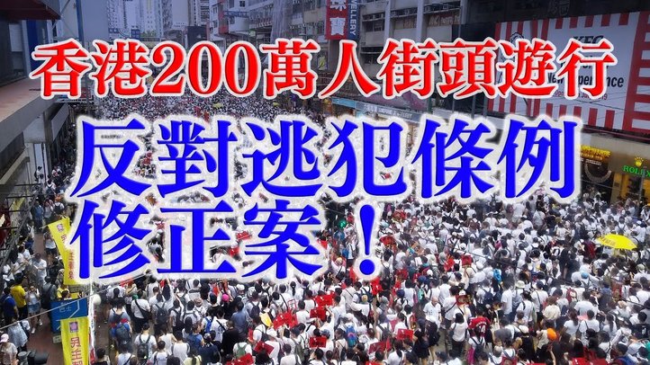 香港200萬人街頭遊行反對逃犯條例修正案!〜電話採訪參加者【The Fact】(中文字幕)