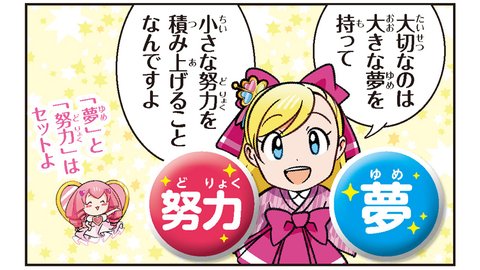 キミの努力が夢を叶える ―書籍『Think Big ! 』イラスト解説