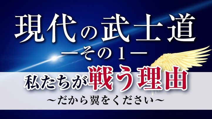 現代の武士道・私たちが戦う理由~だから翼をください~