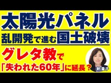 グレタ教で「失われた30年」が「失われた60年」に延長？太陽光パネルの乱開発で進む国土破壊と経済崩壊（釈量子）【言論チャンネル】
