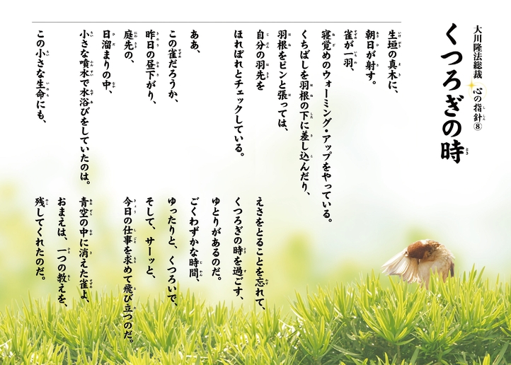 くつろぎの時―大川隆法総裁 心の指針8―