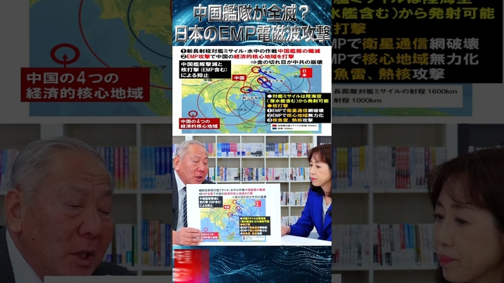 中国艦隊が全滅?日本のEMP電磁波攻撃 #shorts #EMP #電磁波攻撃 #中国艦隊 #言論チャンネル