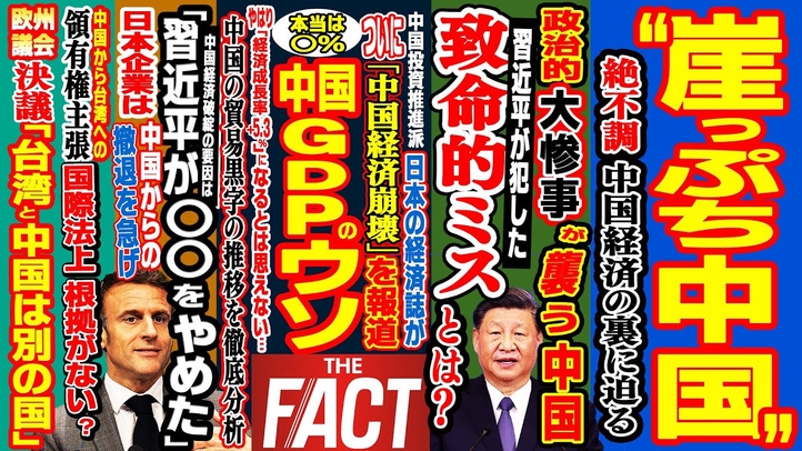 中国の経済成長率「+5.3%」のウソ!メディアが報道しない“中国のマイナス成長”を暴く ~シリーズ「中国は今」(ゲスト:澁谷司氏)【ザ・ファクト】