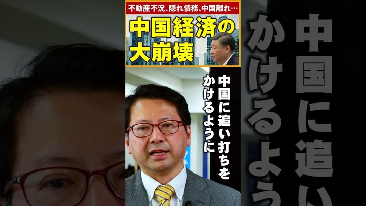 中国経済の大崩壊ー不動産不況、隠れ債務、中国離れ、過剰生産問題。 #電気自動車 #習近平