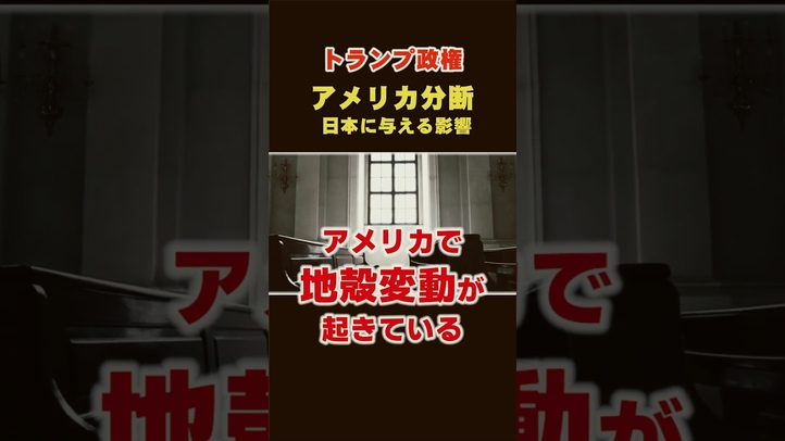 アメリカの分断が日本に及ぼす影響 #shorts #共和党 #トランプ #民主党