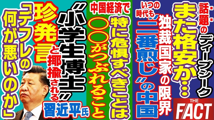 日本の銀行が危ない!?習近平による〝小学生並みの経済政策"が日本に与える影響とは~シリーズ「中国は今」(ゲスト:澁谷司氏)【ザ・ファクト】