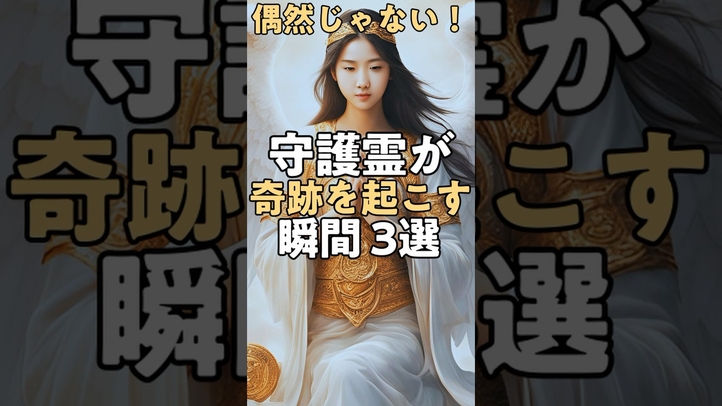 守護霊が奇跡を起こす瞬間３選 #shorts #雑学 #守護霊 #スピリチュアル #死後の世界 #都市伝説