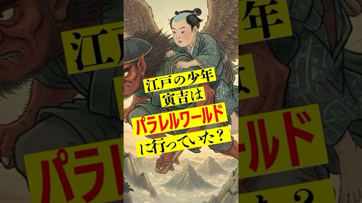 江戸の少年がパラレルワールドに行った話。異世界探訪は本当か？#寅吉 #平田篤胤
