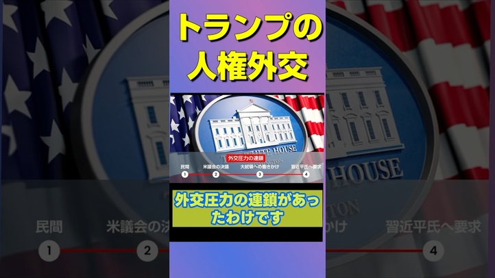 【日米の決定的な違い】習近平を追い詰めた圧力の正体 #shorts #トランプ